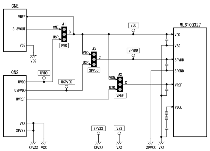 Schéma - ROHM Semiconductor Carte de référence RB-D610Q327TB48